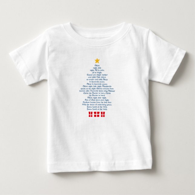 Silent Night Baby T-shirt (Vorderseite)
