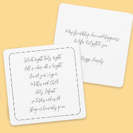 Silent Night Carol Texte Skript Weihnachten