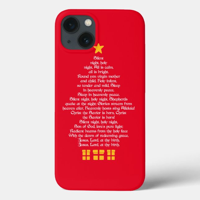 Silent Night Case-Mate iPhone Hülle (Rückseite)