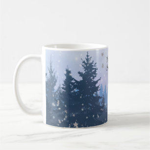 Silent Night Heilige Nacht Magic Winter Illustrati Kaffeetasse