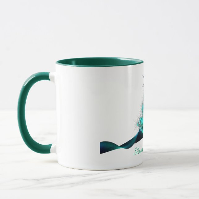  'Silent Night' Moderna Tasse (Links)