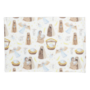 Silent Night Nativity WeihnachtskissenCase Kissenbezug