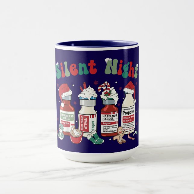 Silent Night – Sedative-Inspired Christmas Design Tasse (Zentrum)