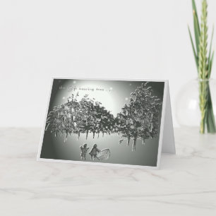 "SILENT NIGHT" VINTAGES MAGIC OF CHRISTMAS FEIERTAGSKARTE