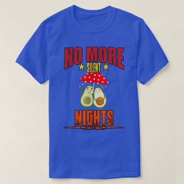 Silent Nights - Funny Spaß Grafischer T - Shirt (Design vorne)