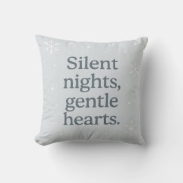Silent nights, gentle hearts – Christmas Pillow Kissen