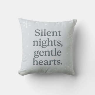 Silent nights, gentle hearts – Christmas Pillow Kissen