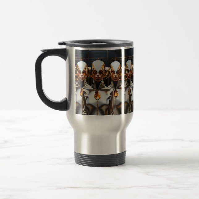 Silent Order/Surreal Stainless Steel Mug Reisebecher (Links)