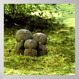 Silent Passage — Japanese Wabi-Sabi Harmony Photo Poster