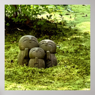 Silent Passage — Japanese Wabi-Sabi Harmony Photo Poster