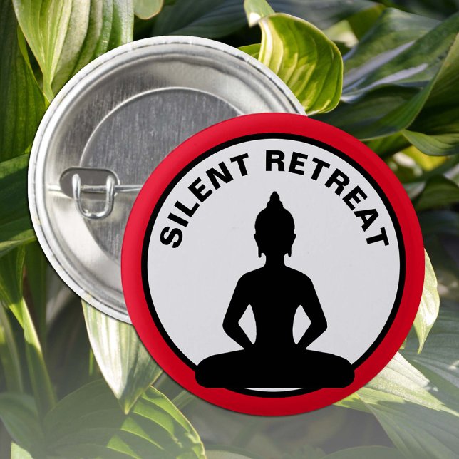 SILENT RETREAT/Vipassana-Meditation (Buddha) Button (Von Creator hochgeladen)