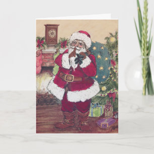 Silent Santa Feiertagskarte