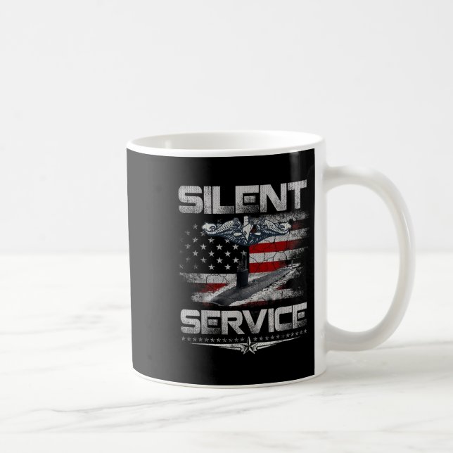 Silent Service U's U's Submarines Forces Patriotic Kaffeetasse (Rechts)