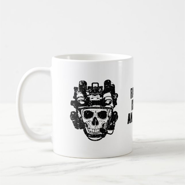 Silent Shadows: NVG Operator Power Kaffeetasse (Links)
