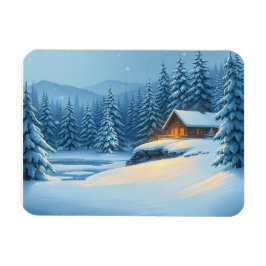 Silent Snow Magnet