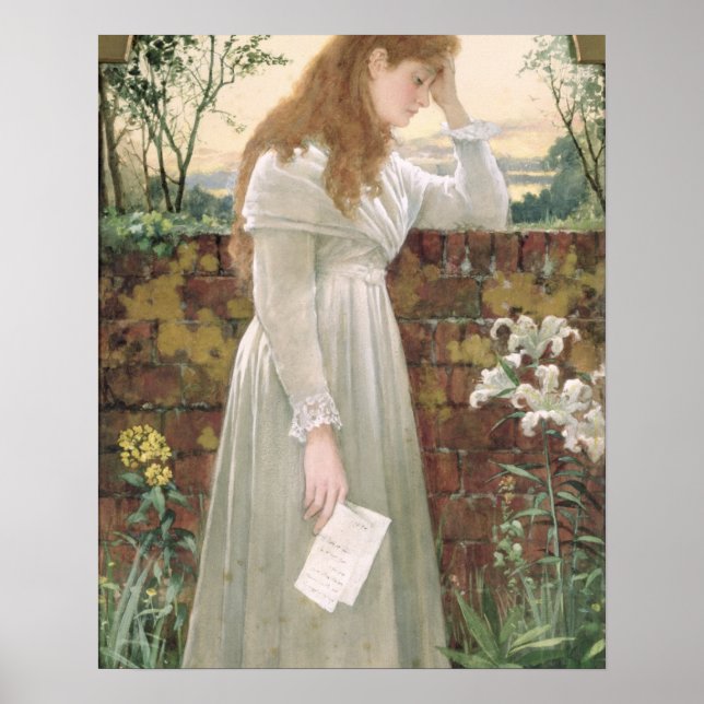 Silent Sorrow (w/c auf Papier) Poster (Vorne)
