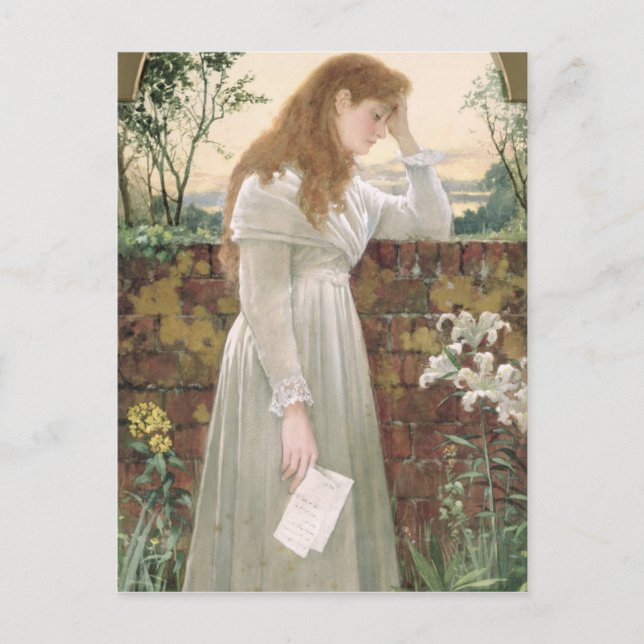 Silent Sorrow (w/c auf Papier) Postkarte (Vorderseite)