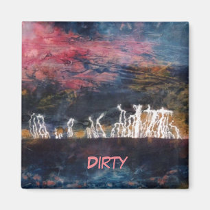 "Silent Thunder #2" - Magnet für Abstrakte Geschir