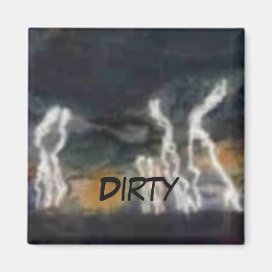 "Silent Thunder" Abstraktes Geschirrspüler Status Magnet