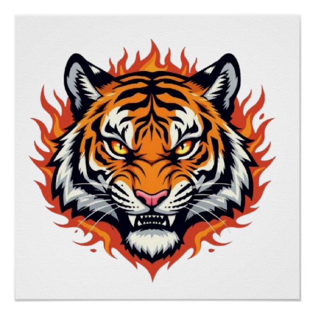 Silent Tiger – Precision and Power Poster (Vorderseite)