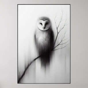 Silent Watcher Abstrakt Poster