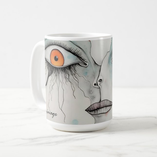 "Silent Witness" Art Tasse von DAKimage (Vorderseite Links)