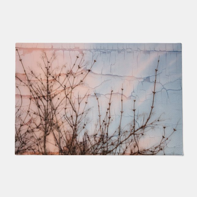 Silhouette älterer Branches Fußmatte (Vorderseite)