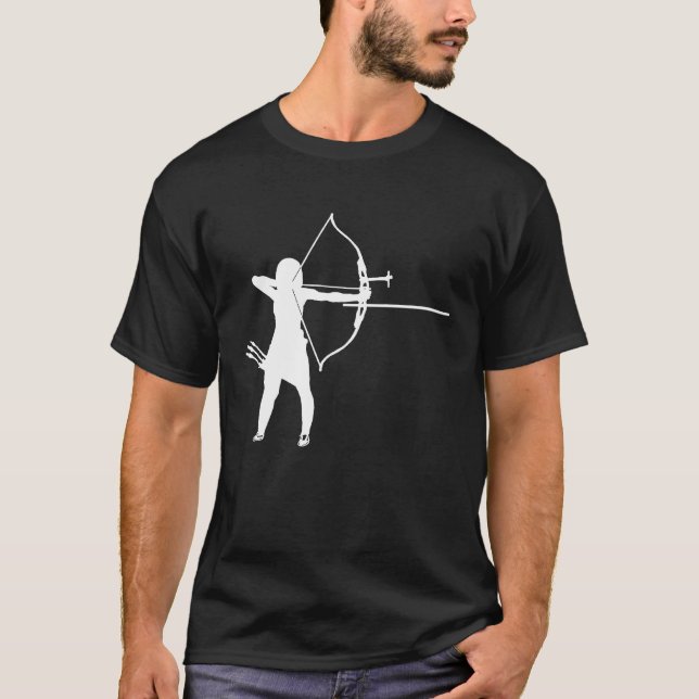 Silhouette Archery Archer T-Shirt (Vorderseite)