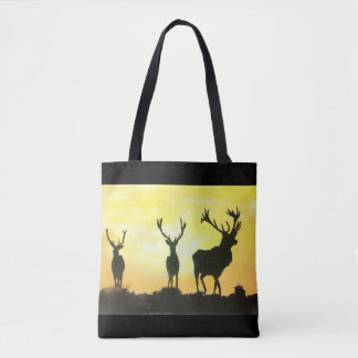 Silhouette auf einem Beutel