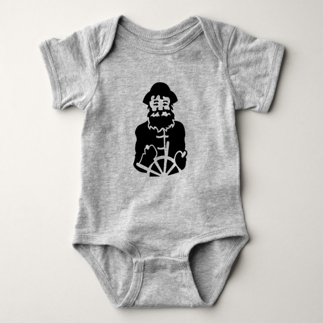 Silhouette Baby Strampler (Vorderseite)