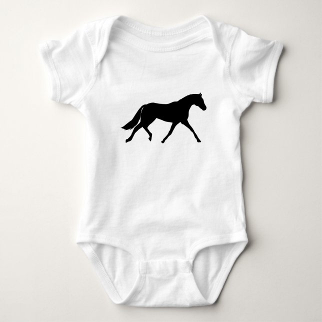 Silhouette Baby Strampler (Vorderseite)