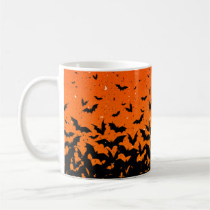 Silhouette Bats Vampire Dracula Halloween Muster Kaffeetasse