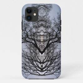 Silhouette Baummuster und blauer Himmel Case-Mate iPhone Hülle