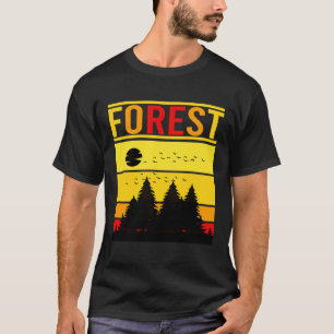 Silhouette Berg- und Forstwirtschaft 38 T-Shirt