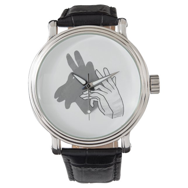 Silhouette Billy Goat Gray Armbanduhr (Vorderseite)