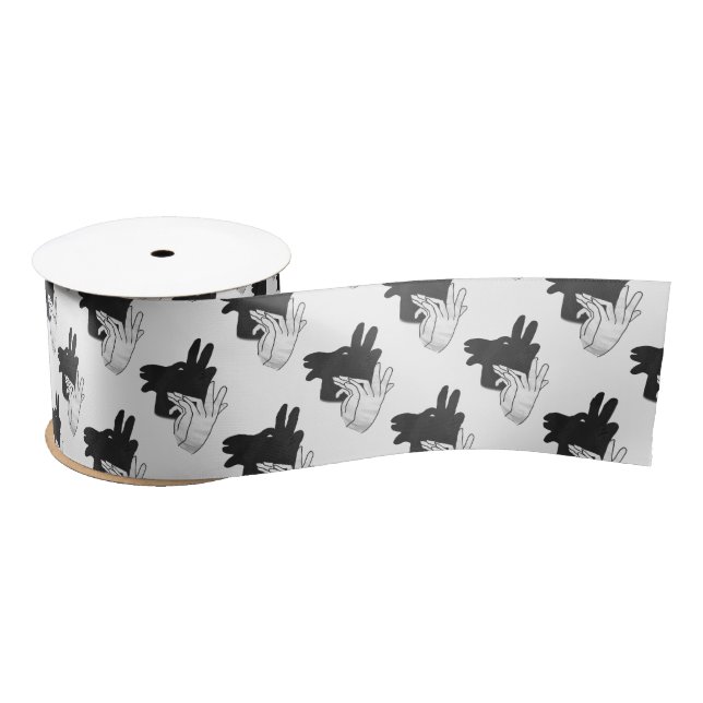 Silhouette Billy Goat Gray Satinband (Spule)