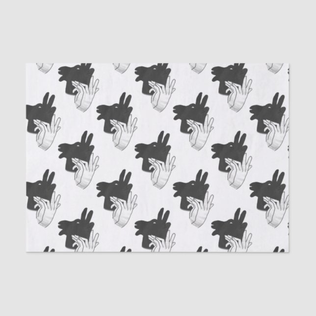 Silhouette Billy Goat Gray Seidenpapier (Vorderseite)