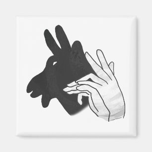 Silhouette Billy Goat Magnet