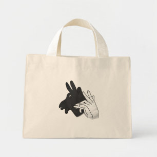 Silhouette Billy Goat Mini Stoffbeutel