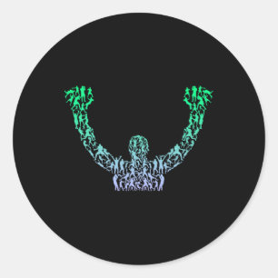 Silhouette Boys Boxer Shirt Boxer Shirt Mens Boxer Runder Aufkleber