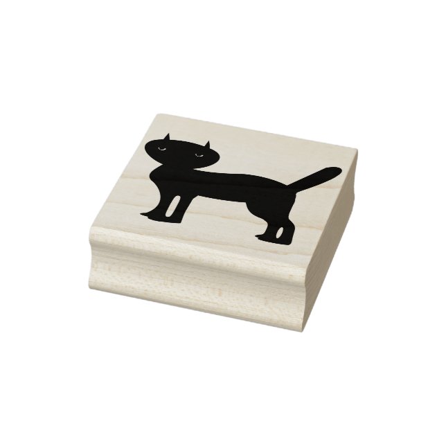 Silhouette-Briefmarke Gummistempel (Stempel)