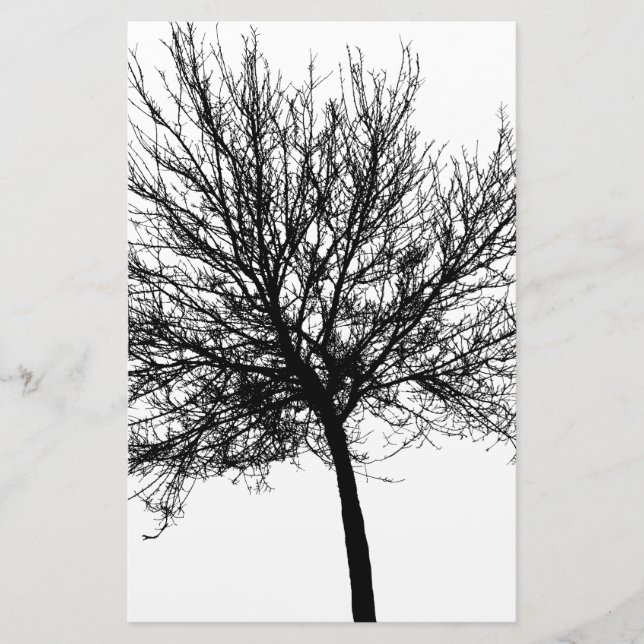Silhouette Briefpapier (Vorderseite)