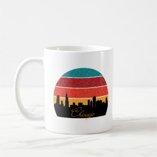 Silhouette Chicago Kaffeetasse