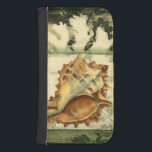 Silhouette Conch Muschel Geldbeutel Hülle Für Das Samsung Galaxy S4<br><div class="desc">Bleibe mit diesem Stück zeitgenössischer Kunst von Jennifer Goldberger entspannt. Ihre Sammlung von Muschelkunst ist entspannend und inspirierend. Dieses Kunstwerk konzentriert sich auf eine große Muschel von Conch,  umgeben von grünem Korallenriff. Holen Sie sich diese wunderschöne Meereskunst heute mit einem Silhouette-Gefühl auf Ihrem nächsten Produkt.</div>