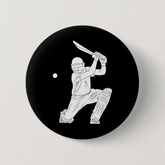 Silhouette Cricket Player Tsman Cricketeers Tter H Button