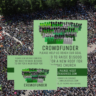 Silhouette Crowddesign, Crowdfunder, Crowdfunding Flyer