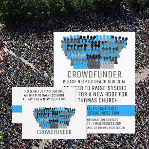 Silhouette Crowddesign, Crowdfunder, Crowdfunding Flyer