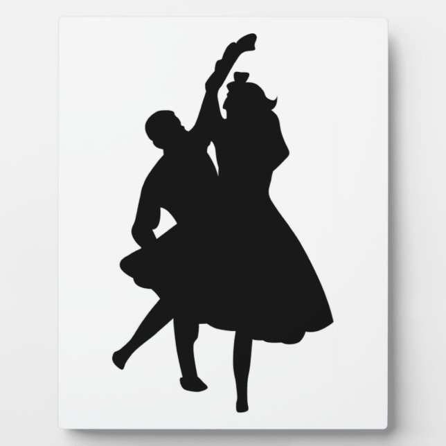 SILHOUETTE DANCERS FOTOPLATTE (Vorderseite)