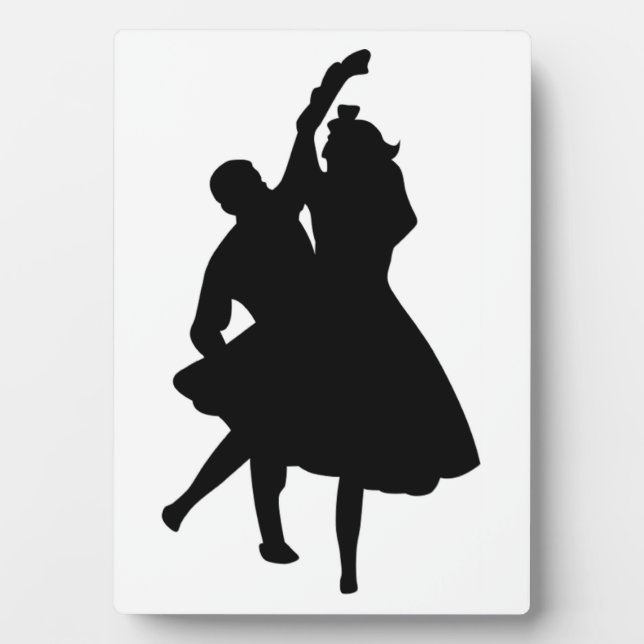SILHOUETTE DANCERS FOTOPLATTE (Vorderseite)
