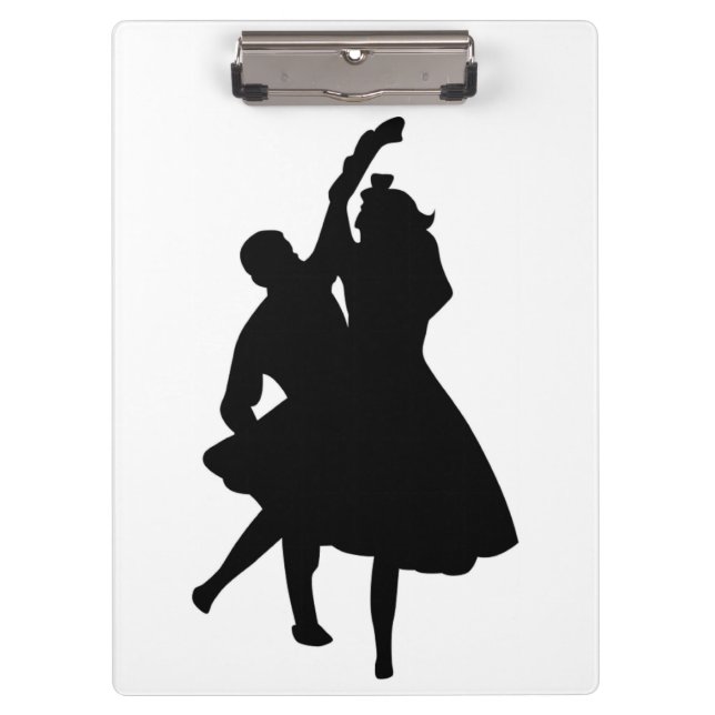 SILHOUETTE DANCERS NOTEBOOK KLEMMBRETT (Vorderseite)